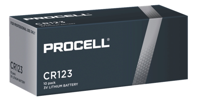 Procell High Power Lithium CR123, 10pcs