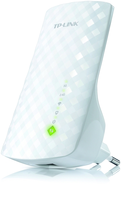 TP-LINK RE200,  trådløs AP, 750Mbps, WPS, RJ45, 802.11a/ac/b/g/n, hv