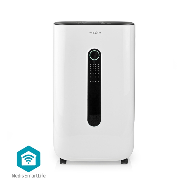 Nedis SmartLife Affugter | Wi-Fi | 20 l/Dag | Affugtning / Kontinuerlig / Tørt vasketøj / Ventilation | Android™ / IOS | Justerbar hygrostat | 195 m³/h