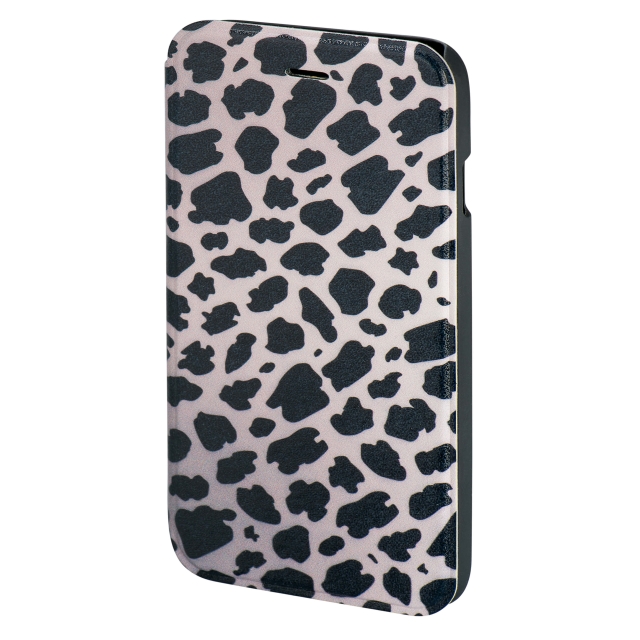 Hama Mobil Wallet DesignLine iPhone 6/6S Leopard Grå