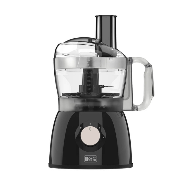 BLACK+DECKER Foodprocessor 600W Sort