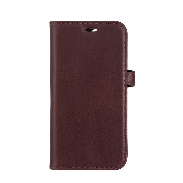 Buffalo 2in1 Wallet Leather 3 card iPhone 13/14/15 Brown
