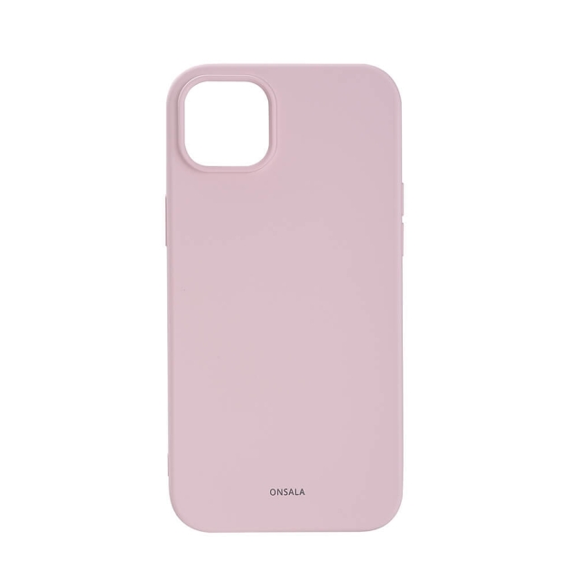 Onsala Mobilcover Silikone Chalk Pink - iPhone 14 Plus