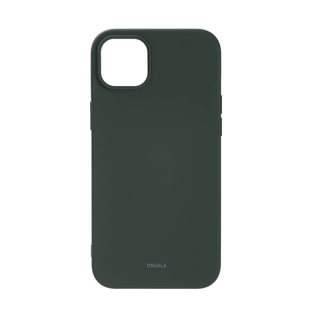 Onsala Mobilcover Silikone Olive Green - iPhone 14 Plus