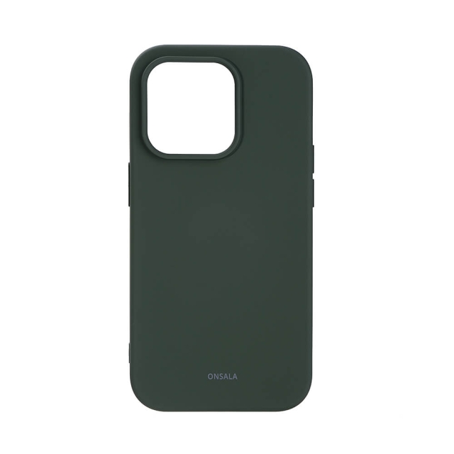Onsala Mobilcover Silikone Olive Green - iPhone 14 Pro
