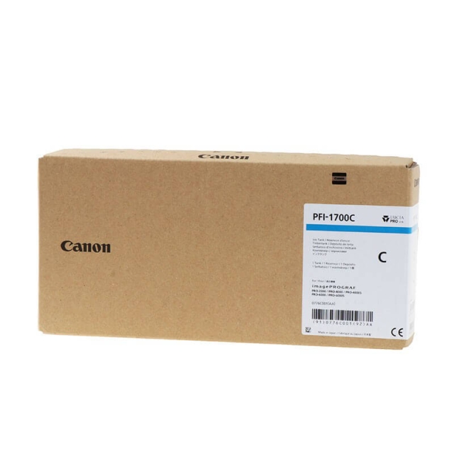 Canon Blæk 0776C001 PFI-1700 Cyan