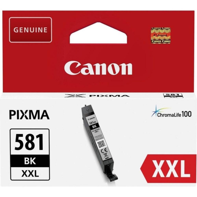 Canon Blæk 1998C001 CLI-581XXL Sort