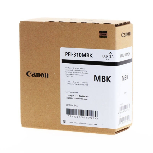 Canon Blæk 2358C001 PFI-310 Matsort