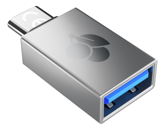 Cherry USB-A to USB-C Adapter