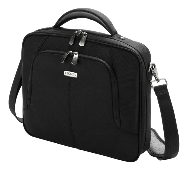 Dicota Multi Compact 14-15.6", Axelremsväska, Svart