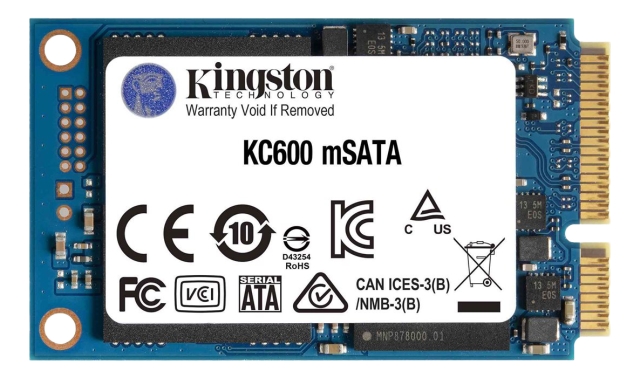 Kingston 256G KC600 SSD - mSATA 2.5"