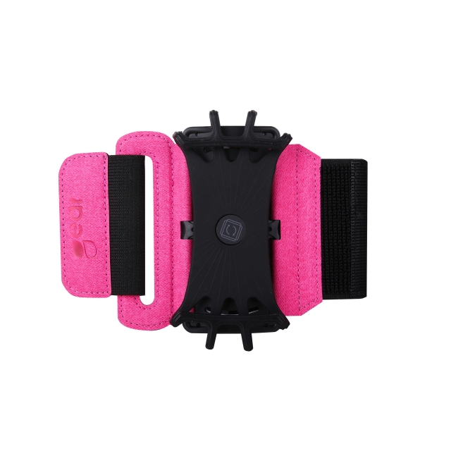 Gear Sportsarmbånd Premium Universal Over- & Underarm Vridbar Holder Rosa