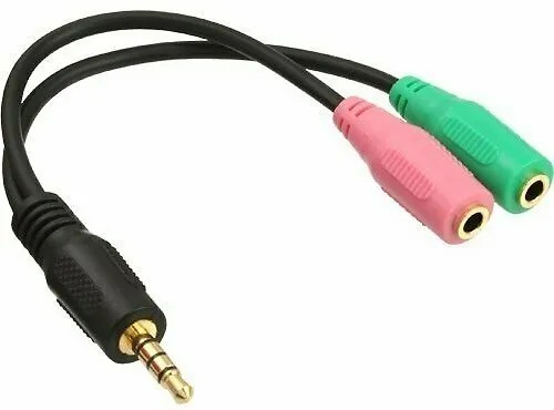 InLine 4pin TRRS CTIA adapter, svart