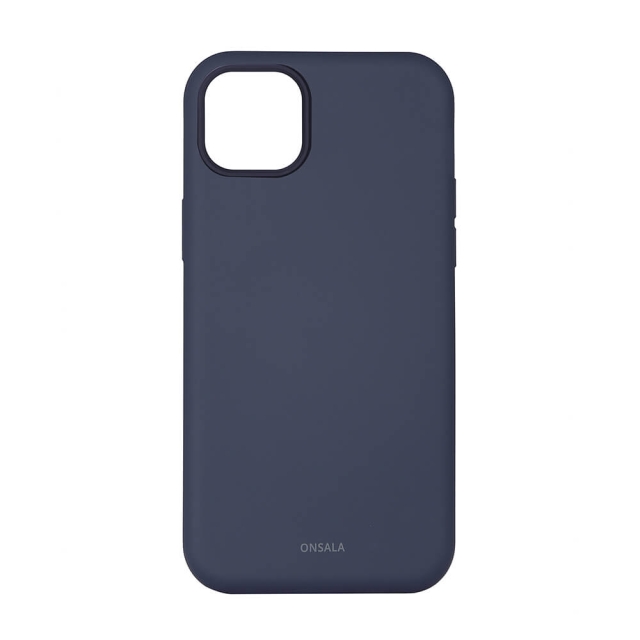 Onsala Backcover Silicone iPhone 14 Plus 6,7" Dark Blue