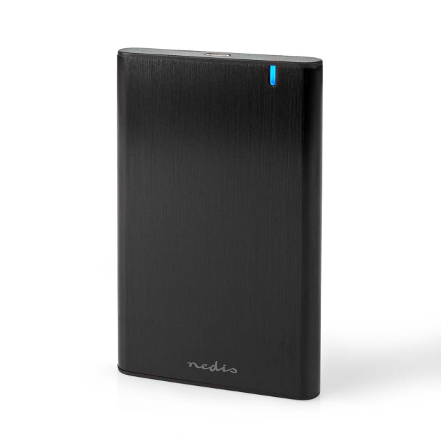 Nedis Harddisk Kabinet | 2.5 " | USB 3.1 Gen1 | USB Type-A / USB Type-C™ | Notebook / PC | Aluminium