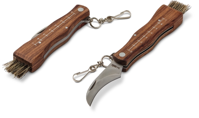 Briv Svampekniv med børste