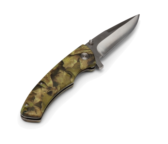 Jaktfällkniv Green Camo 4,5" 420SS