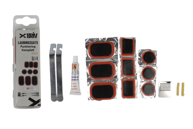 Däcklagningssats Cykel komplett