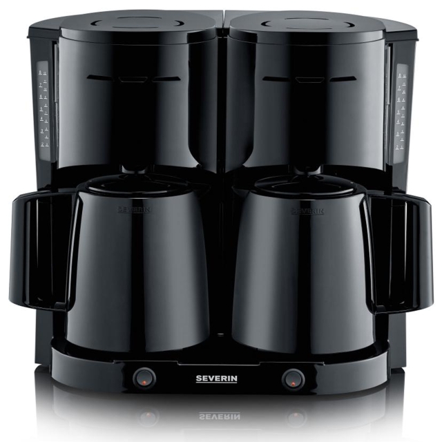 Severin Dubbelbryggare Termos 1000Watt svart
