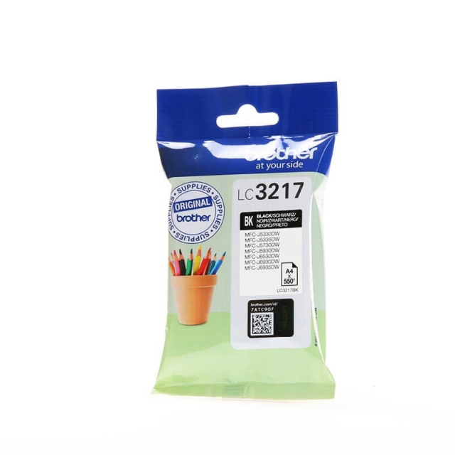 Brother Blæk LC3217BK Sort
