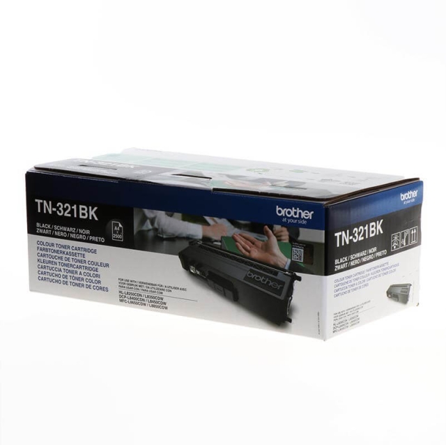 Brother Toner TN321BK TN-321 Sort