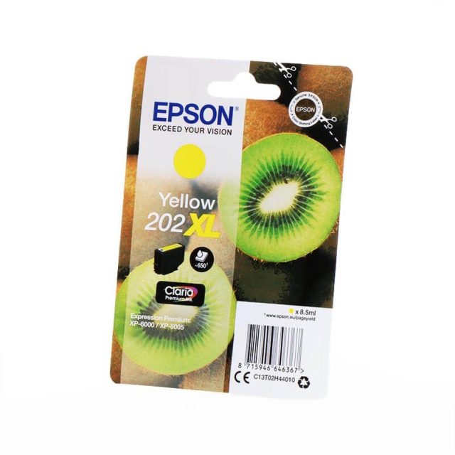 EPSON Blæk C13T02H44010 202XL Kiwi Gul
