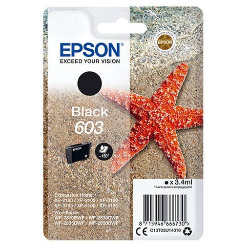 EPSON Blæk C13T03U14010 603 Starfish Sort