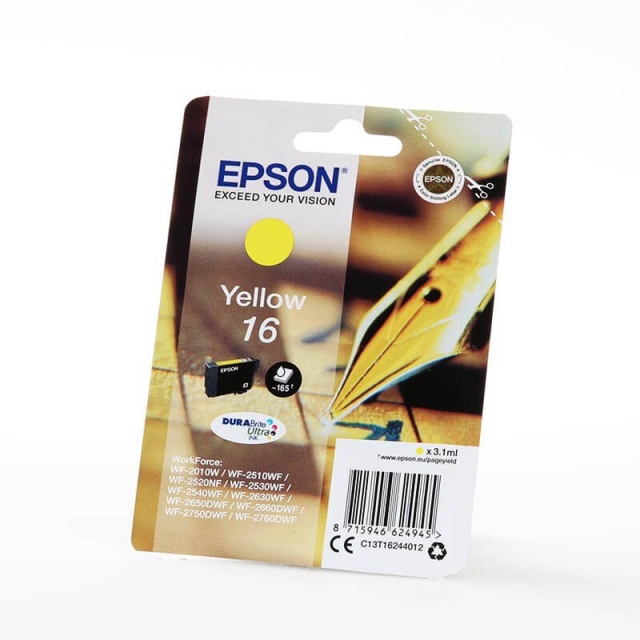 EPSON Blæk C13T16244012 16 Crossword Gul