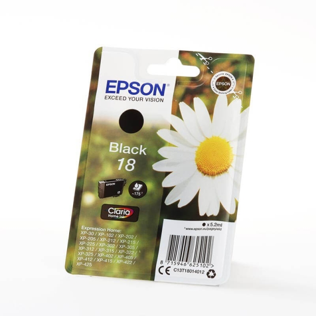 EPSON Blæk C13T18014012 18 Daisy Sort