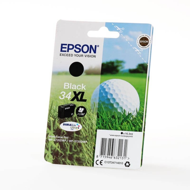 EPSON Blæk C13T34714010 34XL Golf Ball Sort