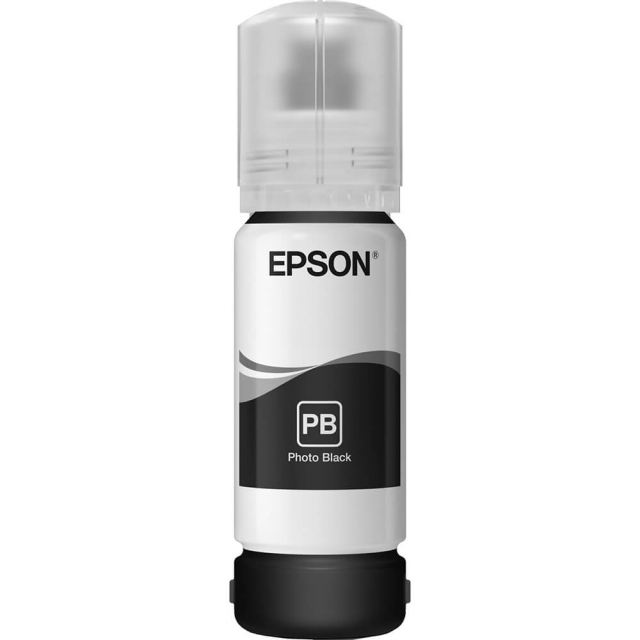 EPSON Blæk C13T00R140 106 Fotosort Ecotank