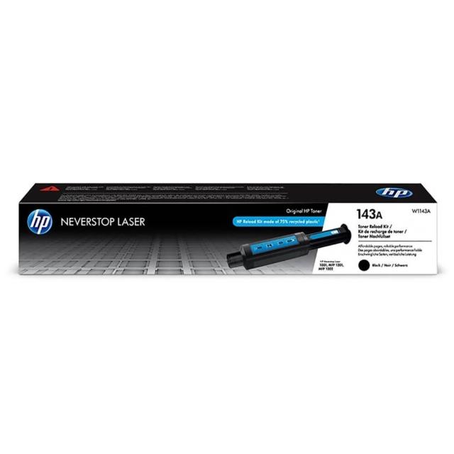 HP Toner W1143A 143A Sort