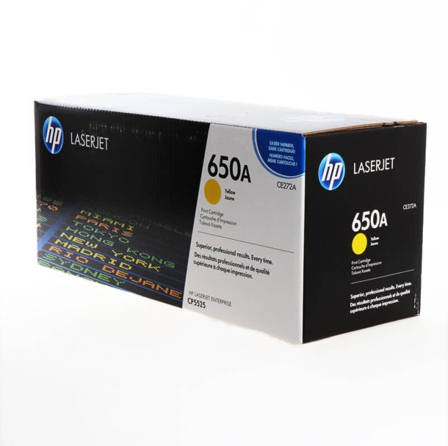 HP Toner CE272A 650A Gul