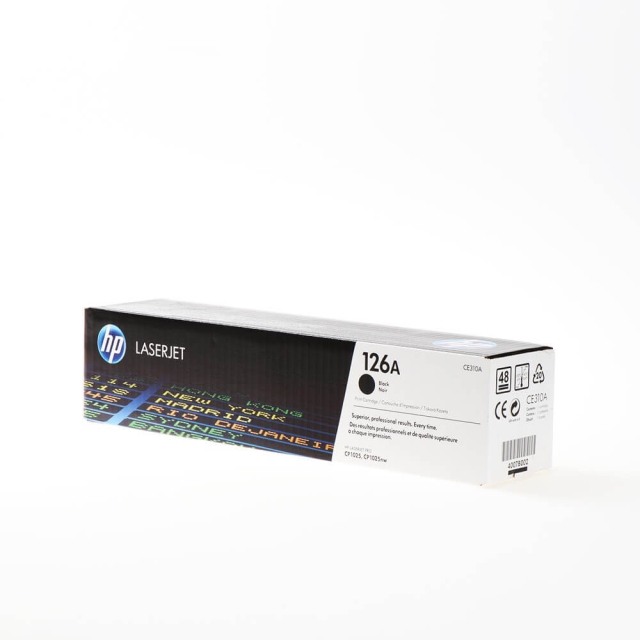 HP Toner CE310A 126A Sort