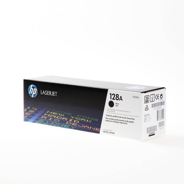HP Toner CE320A 128A Sort