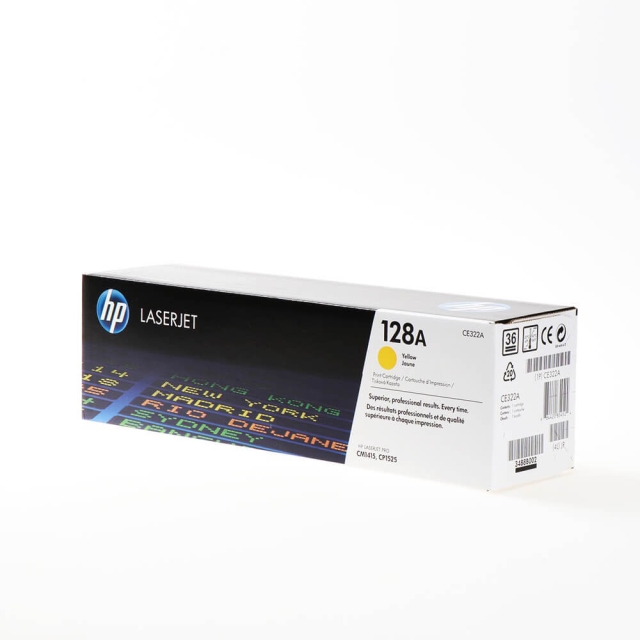 HP Toner CE322A 128A Gul