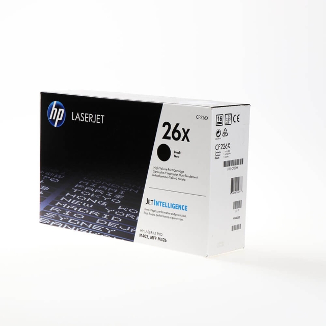 HP Toner CF226X 26X Sort