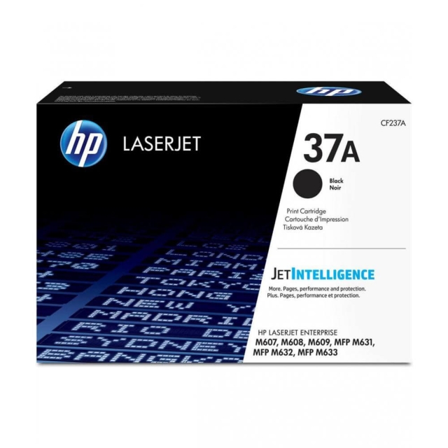 HP Toner CF237A 37A Sort