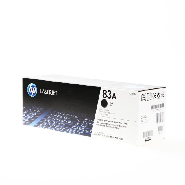 HP Toner CF283A 83A Sort