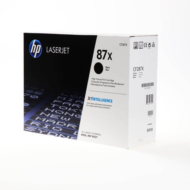 HP Toner CF287X 87X Sort