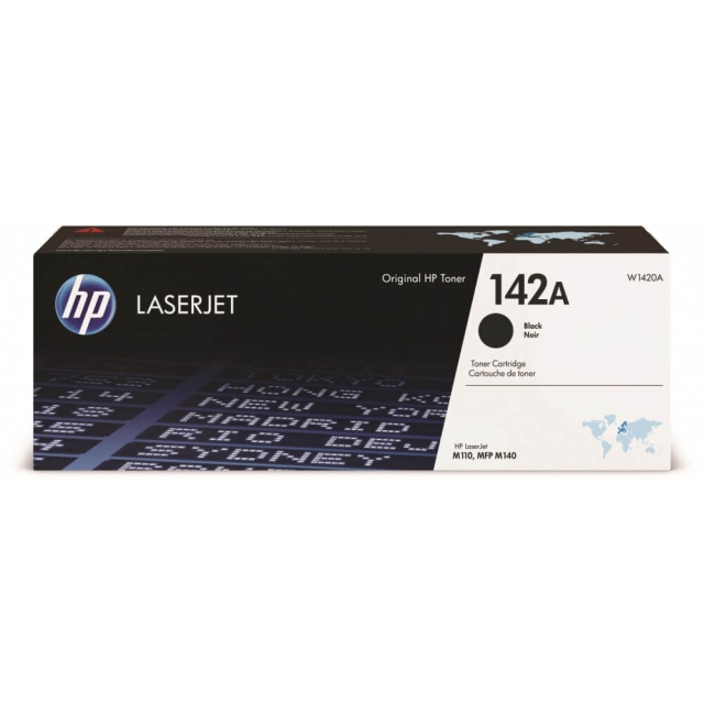 HP Toner W1420A 142A Sort