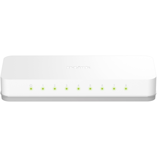 D-Link GO-SW-8E 8-Port Fast Ethernet Easy Desktop Switch