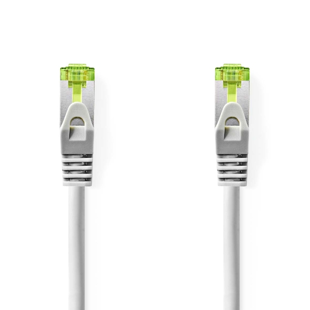 Nedis CAT7 netværkskabel | S/FTP | RJ45 Han | RJ45 Han | 3.00 m | Snagless | Runde | LSZH | Grå | Label
