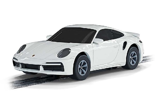 SCALEXTRIC Micro Porsche 911 Turbo Car, white 1:64