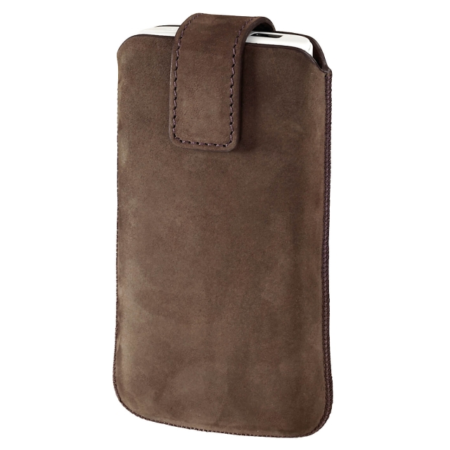 Hama Mobiltaske Chic Medium Læder Universal Mørkebrun