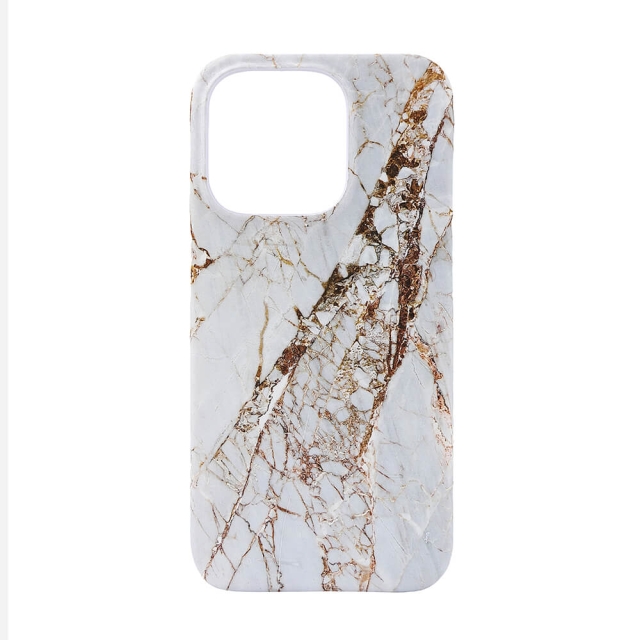 Onsala Mobilcover MagSeries White Rhino Marble - iPhone 15 Pro
