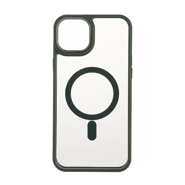 Onsala Mobilcover Bumper MagSeries Green & Clear - iPhone 15 Plus