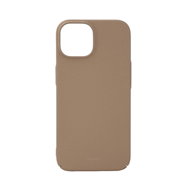 Onsala Mobilcover Ultra Slim Sand Burst Beige - iPhone 15