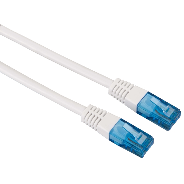HAMA Netværkskabel CAT6 UTP Hvid Bulk 20,0m ST
