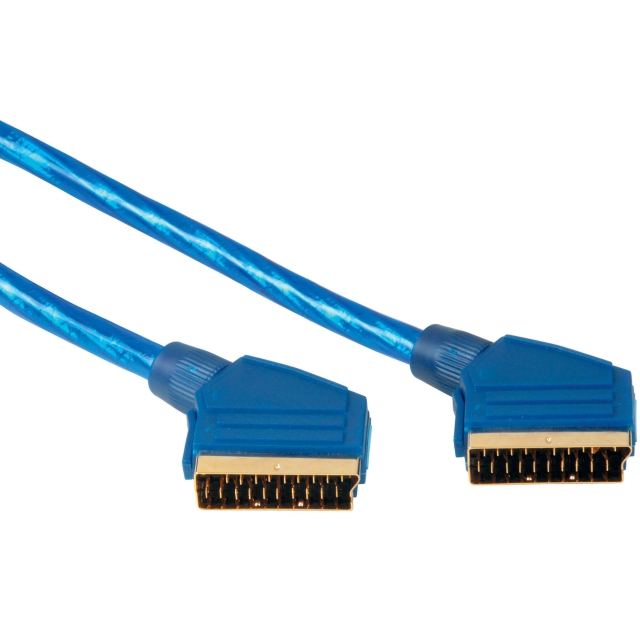 Hama Scart Kabel 1,5m Blå Bulk 25stk